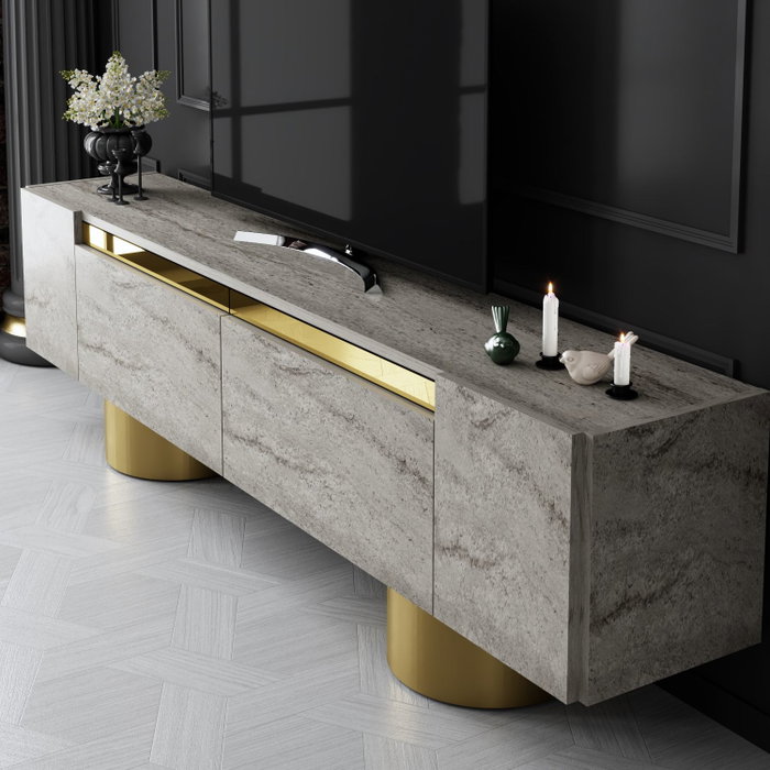 Hanah Home Bohem - Travertino, Gold Hanah Home Bohem - Travertino, Gold